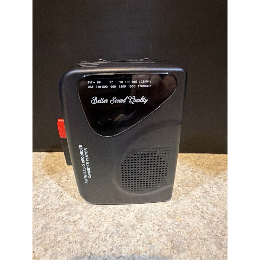 Better Sound Quality AM/FM Radio Cassette Recorder Player T201 New